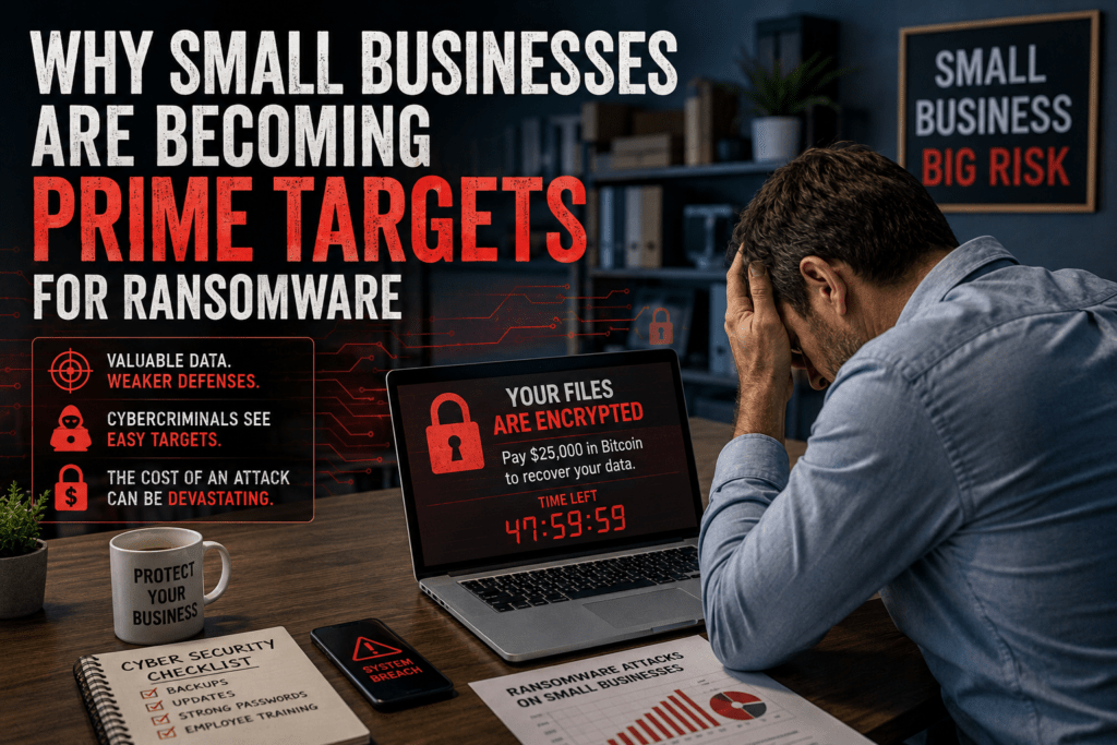 Why hackers target small businesses in ransomware attacks
