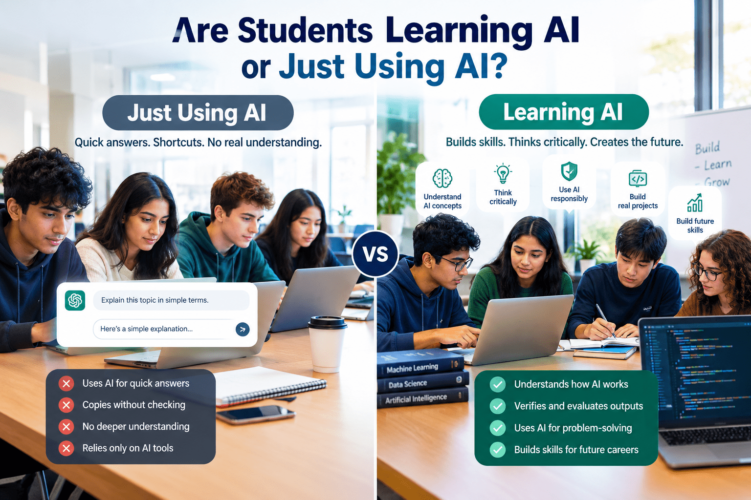 Are Students Learning AI or Just Using AI?