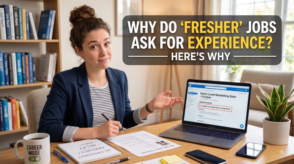 Employers ask freshers for experience when hiring