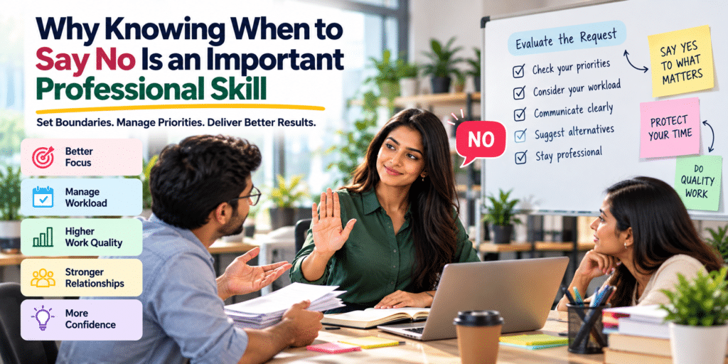 saying no at work