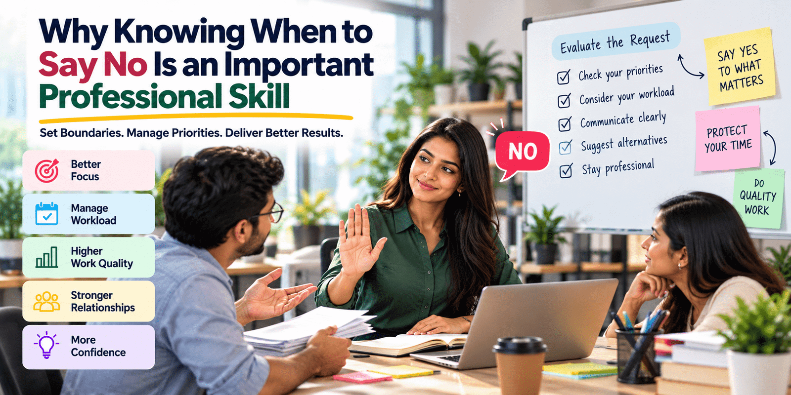 saying no at work