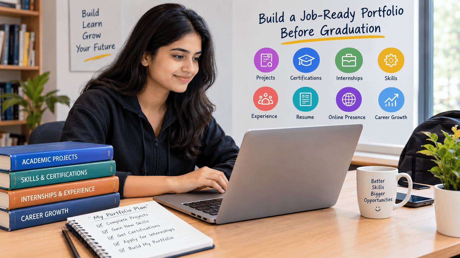 How to build a job-ready portfolio with student projects and practical skills